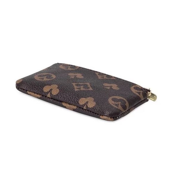 Brown Logo Keychain Wallet - New - Gift - Picture 3 of 6